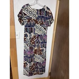 Hilo Hattie Printed Maxi Dress Sz XS